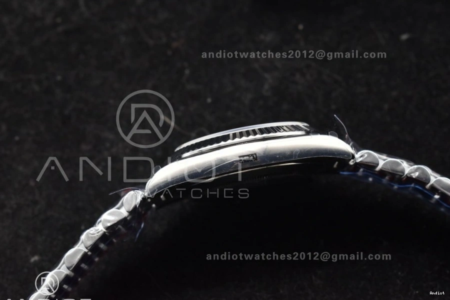 A2836 Weight Black 40 Crystal President DayDate On Gain Dial GMF Bracelet SS 1128